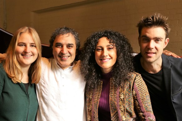 Visions of Nar: (from left) Hilary Geddes, Bobby Singh, Zela Margossian and Jeremy Rose.