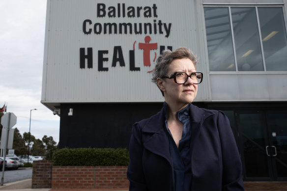 Sophie Ping, medical director of Ballarat Community Health, says western Victoria is “tragically under serviced”.