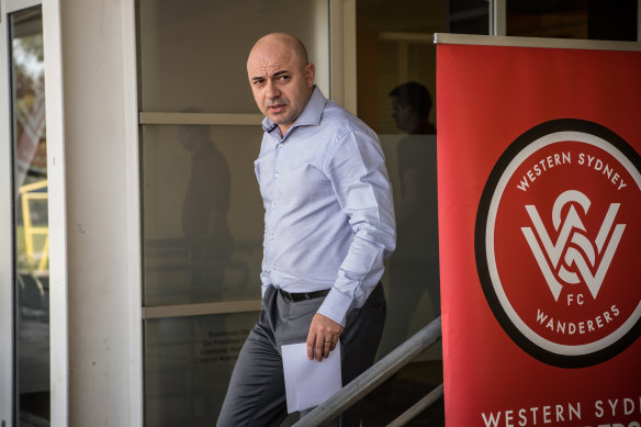 Wanderers CEO John Tsatsimas has been at the club since its inception in 2012.