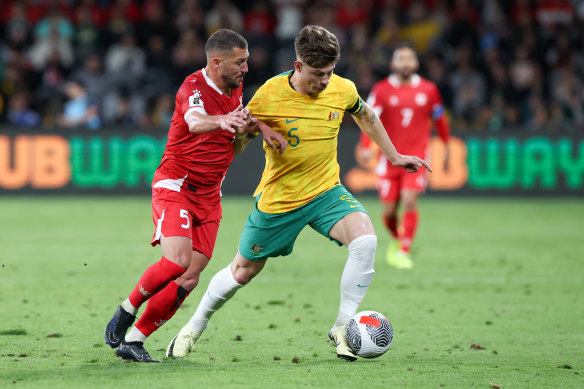 Socceroos v Lebanon in World Cup Qualifier in Sydney.