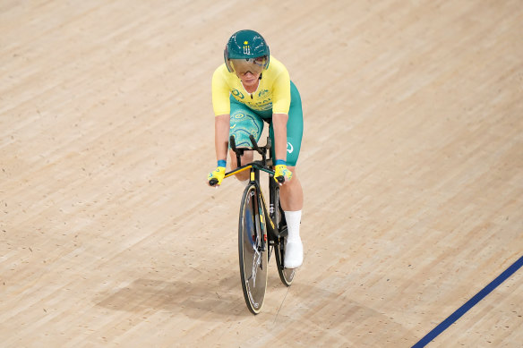 Emily Petricola wins Australia’s second gold in the Paralympics  in the Women’s C4 3000m Individual Pursuit.