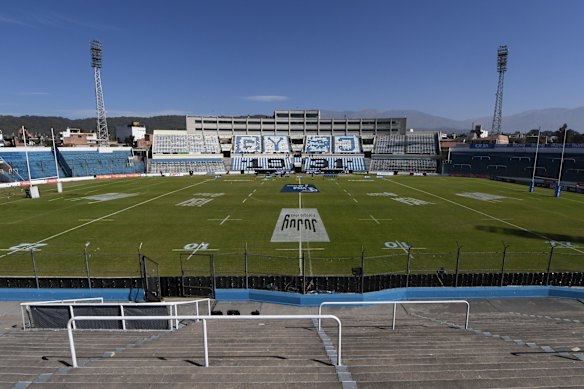 The Estadio 23 de Agosto on Jujuy, Argentina.