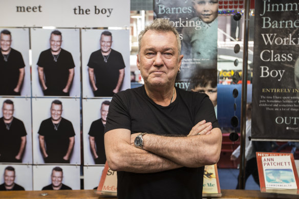 Jimmy Barnes kicking of the book tour of his new memoir Working Class Boy in 2016.