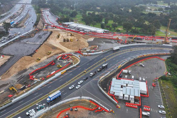 The Boroondara tennis courts were demolished to make way for the North East Link.