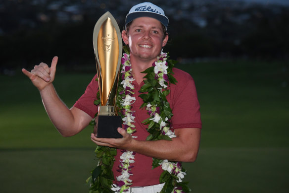 Cameron Smith is $1.7 million richer after winning the Sony Open in Hawaii.