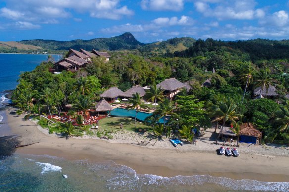 The view from above – Nanuku Resort, Fiji.