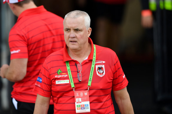 Under scrutiny: St George Illawarra coach Anthony Griffin.