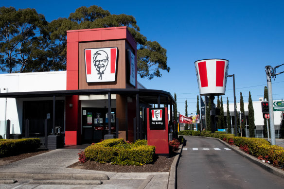 Twelve workers at KFC Punchbowl have tested positive for COVID-19. 