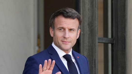 French President Emmanuel Macron.