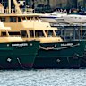 The Collaroy berthed beside the Narrabeen at Cockatoo Island on Thursday.