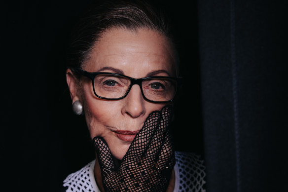 Heather Mitchell shines as Ruth Bader Ginsburg.
