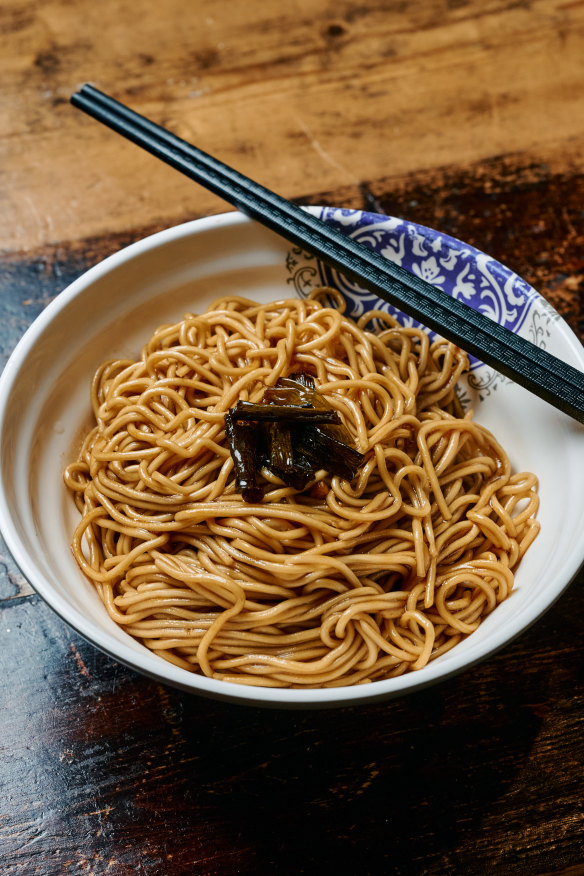 There are plenty of noodle dishes on the menu.