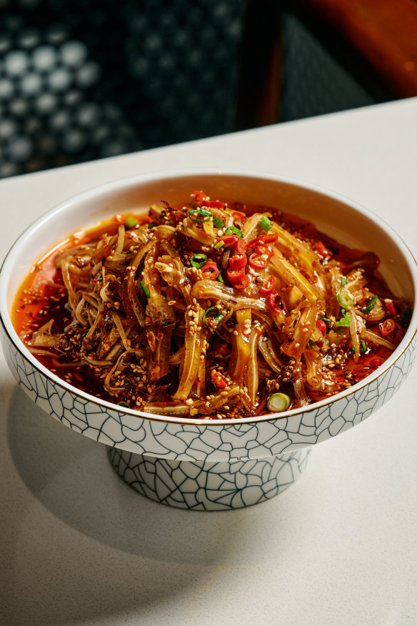 One of the hearty dishes at Colourful Yunnan.