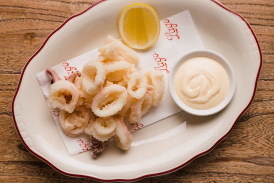 Calamari fritti. 