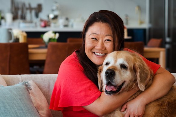 Nagi Maehashi and her beloved dog Dozer of RecipeTin Eats fame.  