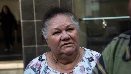 Mr Riley’s family outside of court. Photos: Marta Pascual Juanola