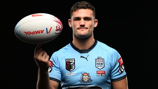 NSW halfback Nathan Cleary.