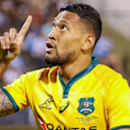 Israel Folau of the Wallabies.