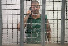 Simon Carman inside the Pattaya Remand Prison.