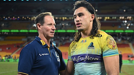 Justin Holbrook and Tino Fa’asuamaleaui.