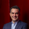Super Retail CEO Anthony Heraghty all smiles on results day.