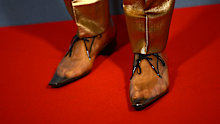 Alexander Skarsgård in transparent shoes at the Wicker Screening during the 70th BFI London Film Festival at BFI Southbank on October 8, 2026 in London, England.
