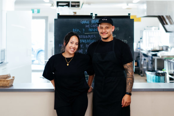 Anisha Halik and Jacob D’Vauz have brought their expertise to the Doubleview Bowling Club kitchen.