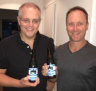Prime Minister Scott Morrison with Tim Stewart.
