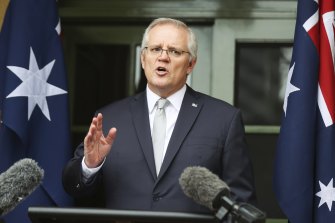Prime Minister Scott Morrison pictured this week.