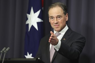 Health Minister Greg Hunt says the booster program is ahead of schedule.