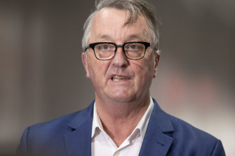 Victoria’s Health Minister Martin Foley. 