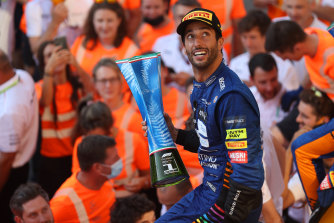 Daniel Ricciardo, with the Maclaren team, is excited the Australian Grand Prix is back. 