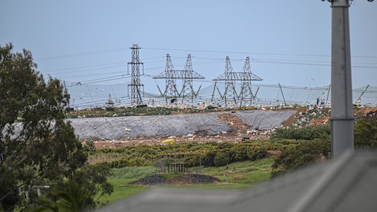 The Hallam Road landfill in Hampton Park.