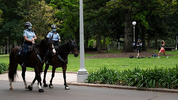 There was a large police presence in Sydney on Saturday to thwart anti-lockdown protests. NSW Police deemed the operation a success.