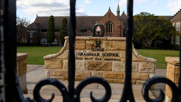 Knox Grammar School, confronting another scandal.