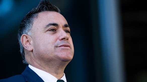 NSW Deputy Premier John Barilaro has responsibility for the stronger country communities fund.