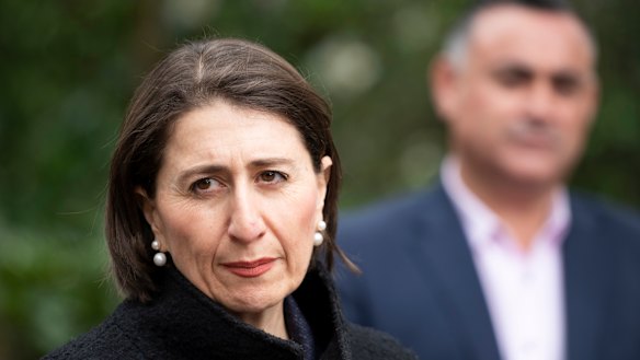 NSW Premier Gladys Berejiklian and Deputy Premier John Barilaro announced an easing of COVID-19 restrictions on Friday.