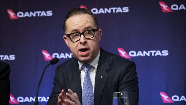 Qantas chief executive Alan Joyce says the coronavirus outbreak will be a fatal blow for some airlines.