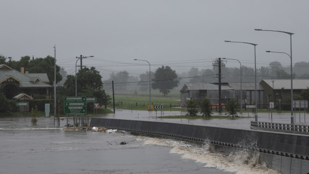 The Windsor Bridge on the Hawkesbury River. 