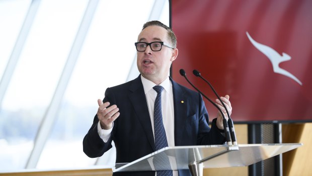 Qantas chief Alan Joyce said that shifting one or more of the offices had been a “live option” for the group. 
