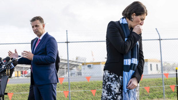 Premier Gladys Berejiklian, the day after receiving her negative test, says she "should have closed her door" while awaiting her COVID-19 results.