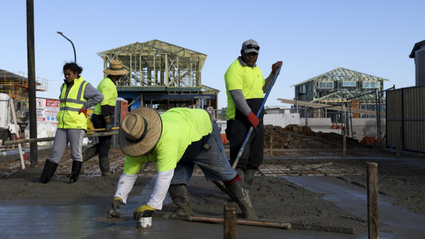 The federal government’s Homebuilder grant has spurred construction in outer parts of Sydney.