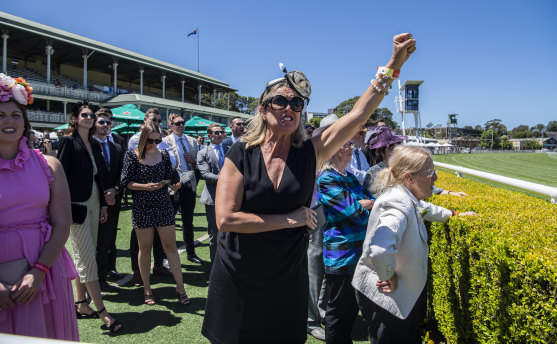 Randwick was at about 50 per cent capacity on Tuesday.