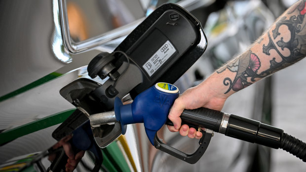 Petrol prices have surged across the country, with Brisbane recording up to $2.21 a litre for unleaded. 