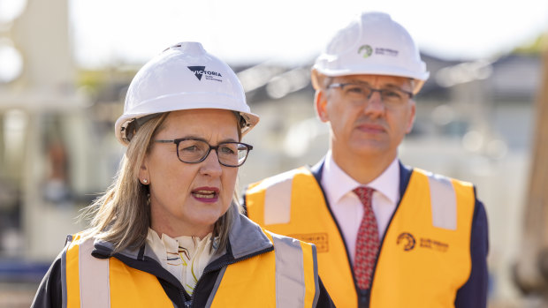 Premier Jacinta Allan and WorkSafe Minister Danny Pearson face calls to release modelling used to amend WorkCover laws.