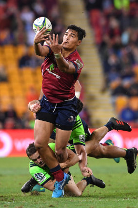 Bolter: Reds teen Jordan Petaia has been named in the Wallabies squad.