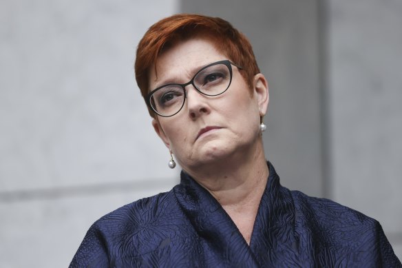 Minister for Foreign Affairs Marise Payne.