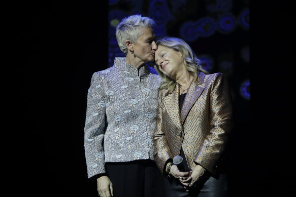 Dr Kerryn Phelps and Jackie Stricker “fell quickly and profoundly in love”.