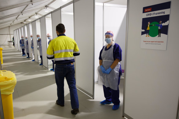 More than 250 workers from the mine site have since flown into WA. 