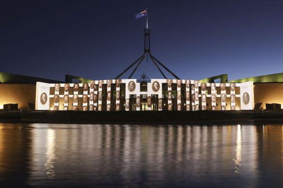 The seat of Australian democracy ... no code of conduct needed.